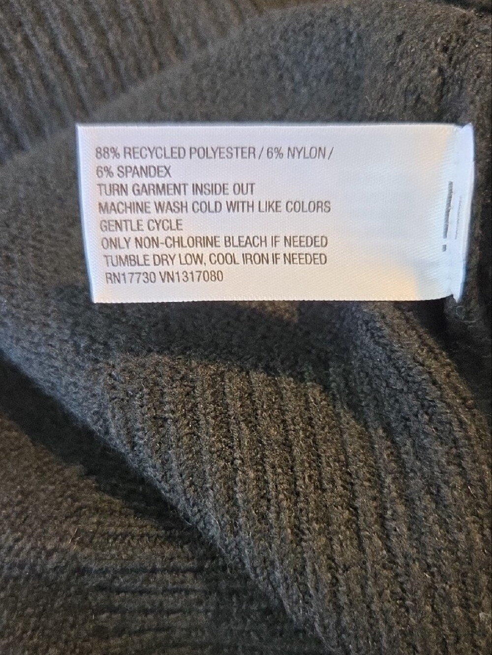 Black Cropped Crewneck Sweater - Picture 7 of 7